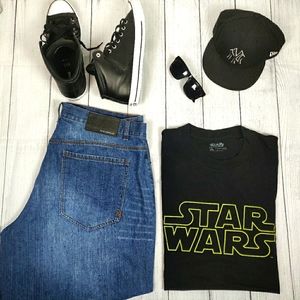 Star Wars Men's 2XL Black Tee